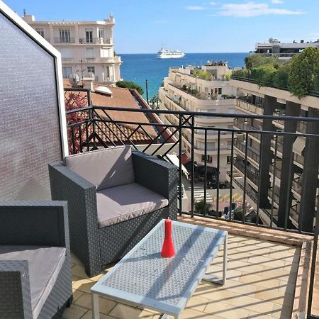 Nice Apartment Last Floor With Terrace And Clear View On The Sea Cannes Bagian luar foto